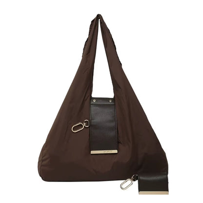 Reusable Mini Keychain Tote Bag Large Capacity Eco-Friendly Foldable Shopping Bag Key Ring Lightweight Expandable Reusable Bag